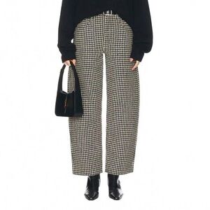 NWT FRAME Tweed Barrel Trousers